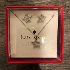 ✨KATE SPADE Star Earring and Necklace Set✨